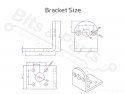 Motor bracket voor JGA25-370 tandwielmotor